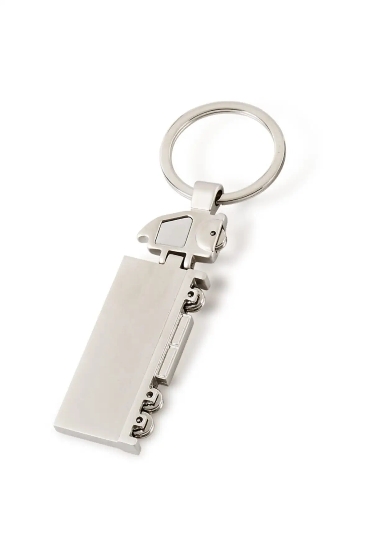 

Truck-Lorry Stainless Shaped Chrome Sturdy Keychain