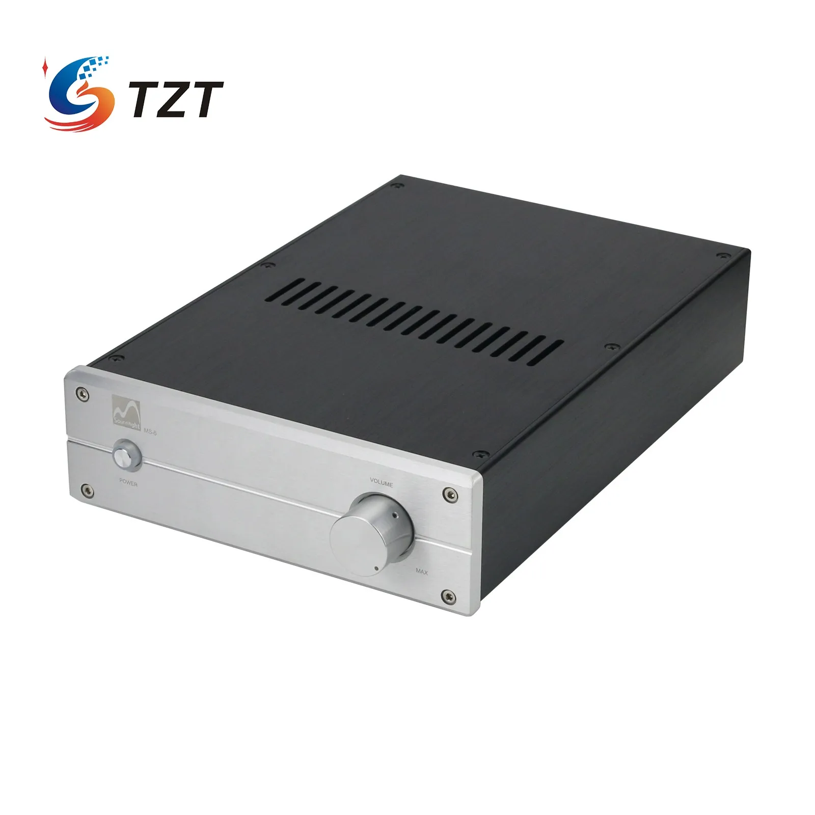 Усилитель мощности TZT MS-6 улучшенная версия Hi-Fi усилитель LM3886 100 Вт + встроенная
