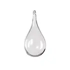 5 прозрачных пластиковых акриловых бусин в виде капли, можно заполнить шар, рождественскую елку, самодельные Украшения, 100% небьющиеся, прочные и легко наполняемые