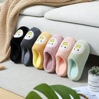 cartoon duck slippers for adults women fashion home fur slippers slip on warm animals house shoes couple lovers indoor slides