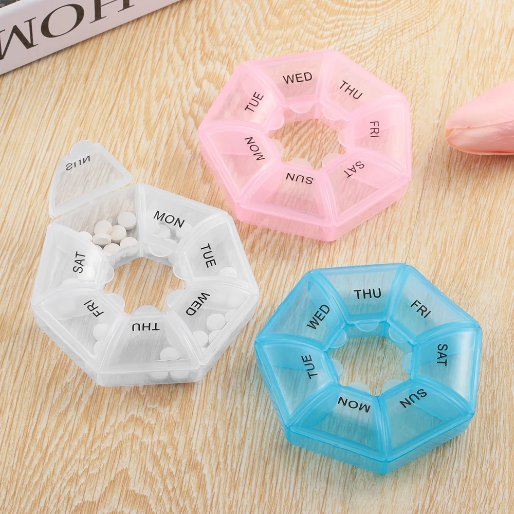 1 шт. 7 дней медицинская коробка портативный мини дорожный контейнер для хранения