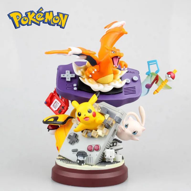 

Pokemon Pikachu Game Charmander Mewtwo Anime Action Figure Pokeball Collection Model Doll Playstation Statue Toys For Kids Gift