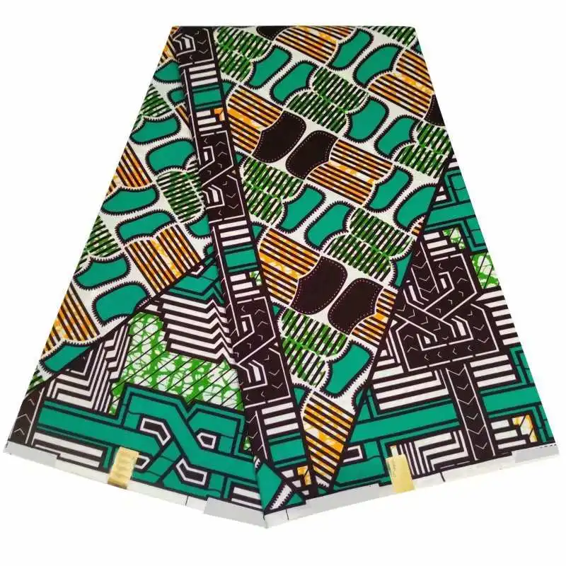 Дешевые Африканский воск 100% полиэстер новый Анкара африканская вощеная ткань