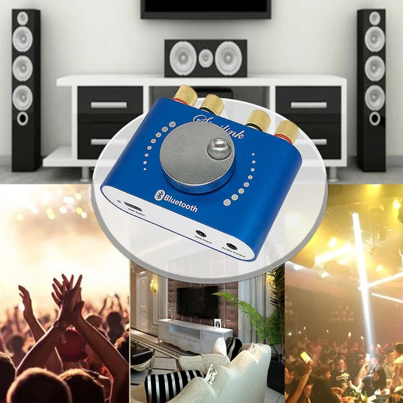 Плата усилителя HIFI TPA3116D2 Bluetooth 5 0 2 х50 Вт каналов|Выключатели| |
