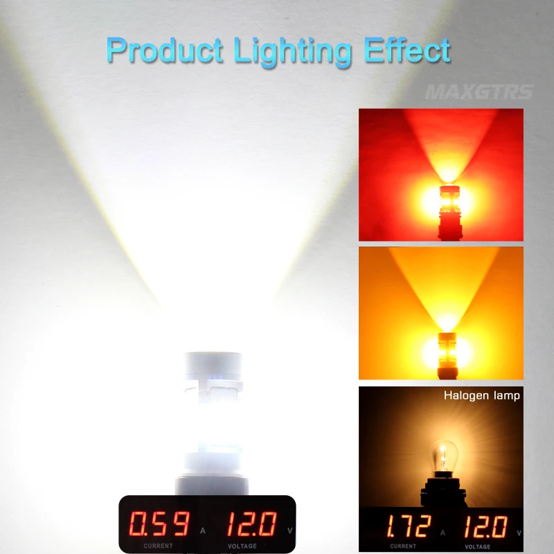 2 шт. Автомобильные светодиодные лампы T20 W21/5W 7443 3020 лм|car light|lamp lamplamp led |