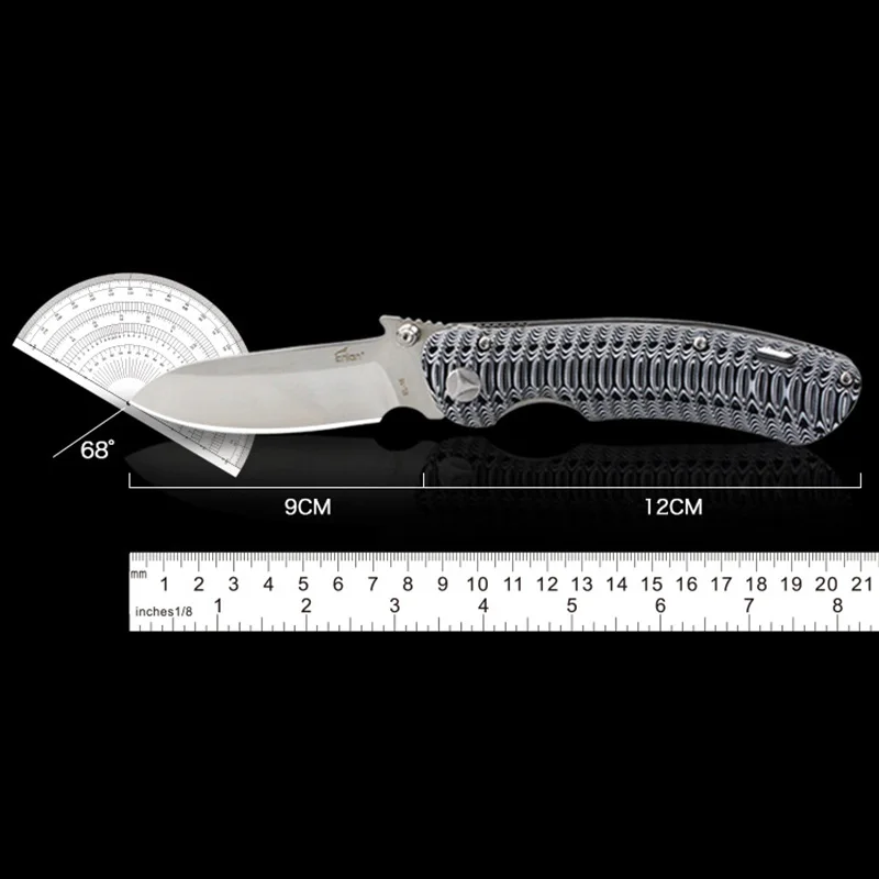 Складной нож Enlan G10 с ручкой 8CR13Mov для кемпинга охоты выживания EDC фруктовые ножи