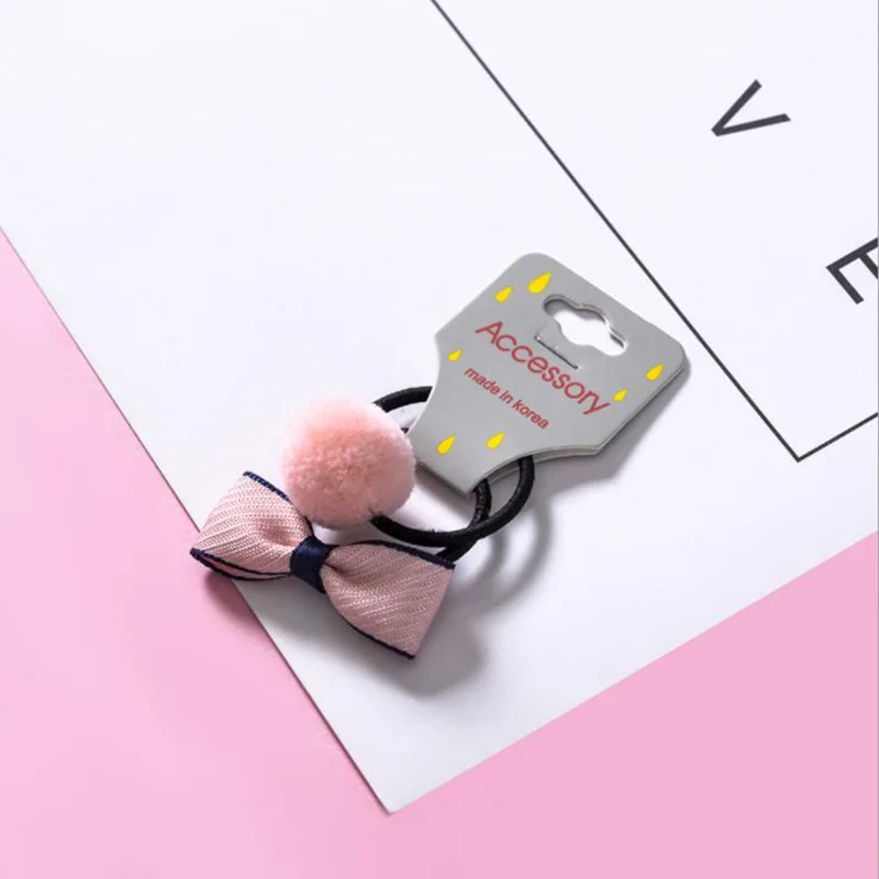 2 шт. мини банты для волос резиновые эластичные резинки маленьких девочек конский