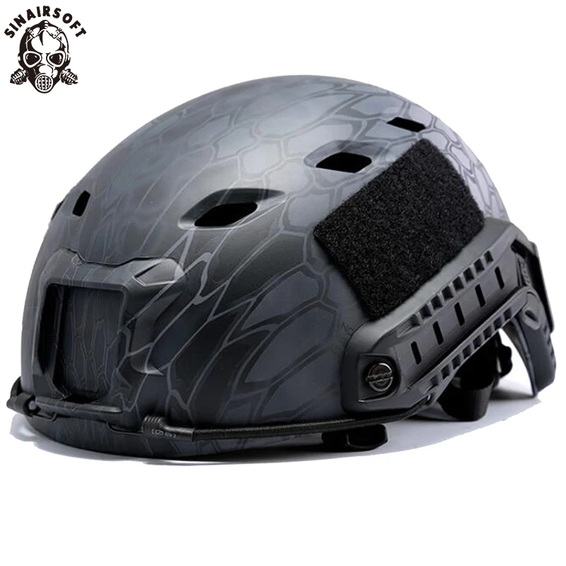 Тактический Быстрый Шлем SINAIRSOFT защитный Регулируемый Военный BJ для страйкбола