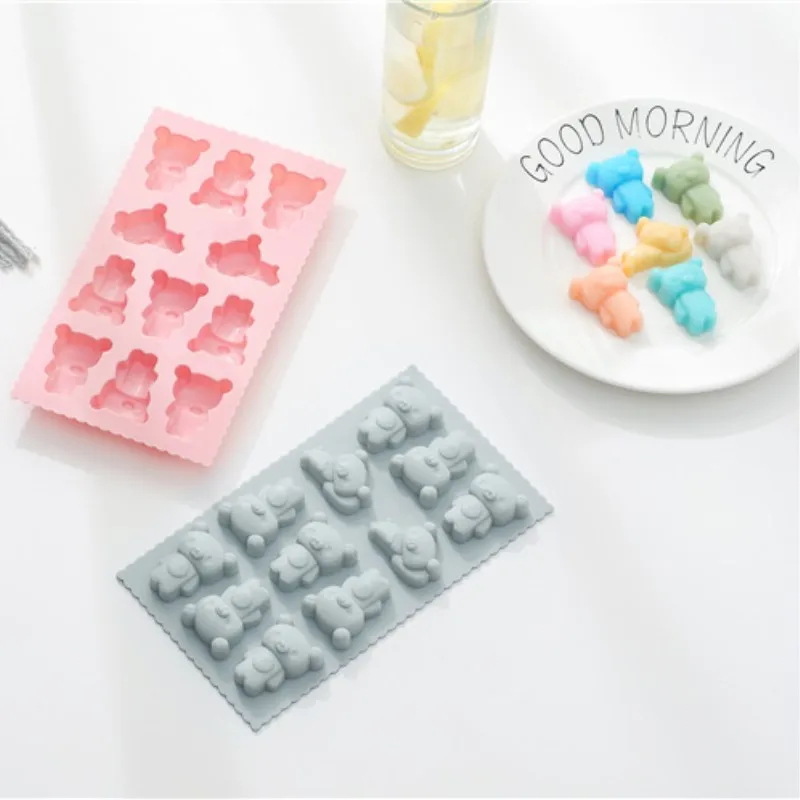 JO LIFE мультфильм Медведь силиконовая форма для торта печенья шоколада конфет