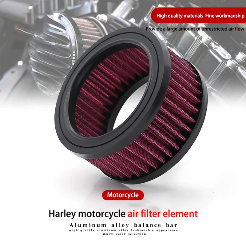 Motorcycle Air Filter Universal Replacement Cleaner Intake For Harley Sportster XL883 XL1200 X48 2004 -2018 | Автомобили и