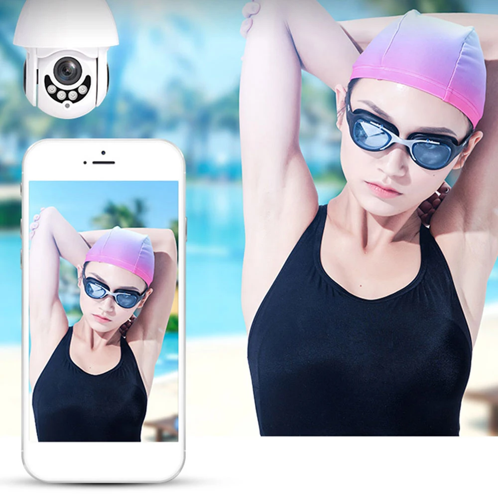 Купольная Wi-Fi камера наблюдения ночного видения для внутреннего обнаружения