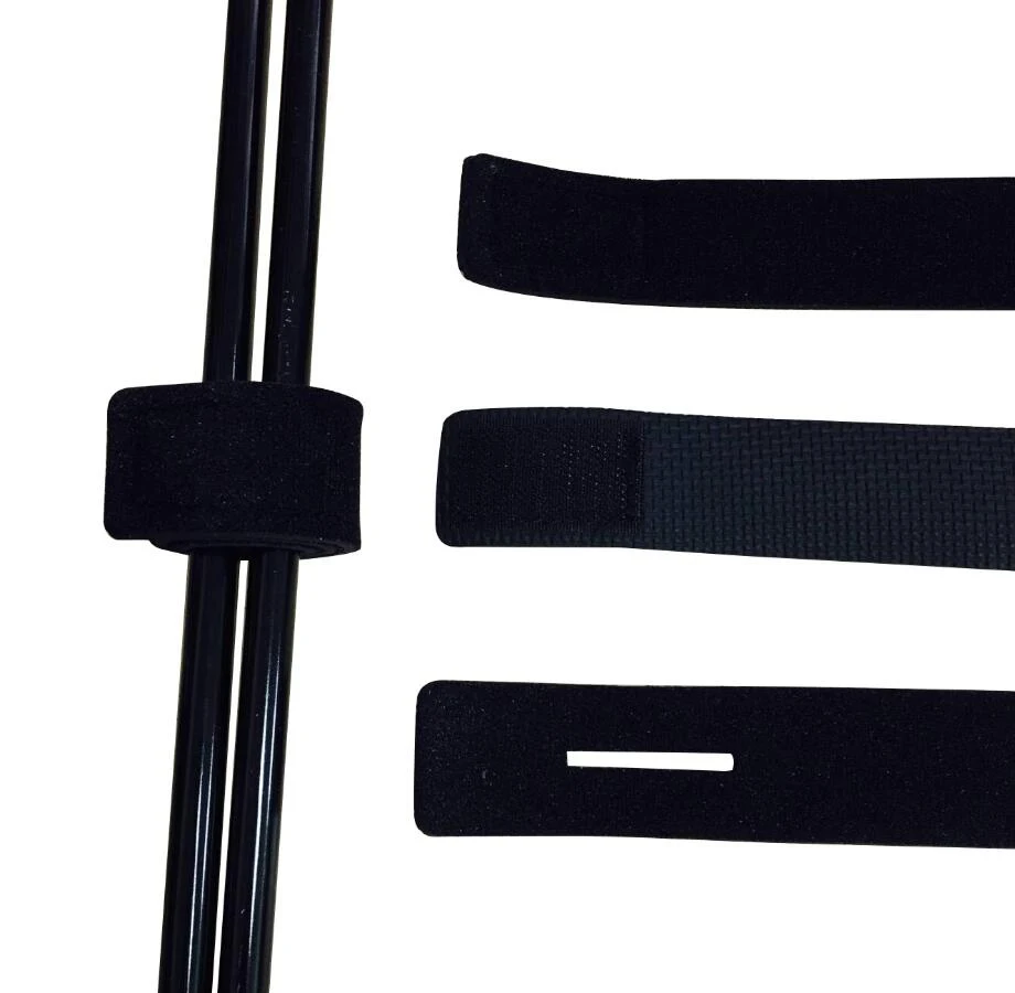 1 Pcs Reusable Fishing Rod Tie Holder Strap Suspenders Fastener Hook Loop Cable Cord Ties Belt Tackle Box Accessories | Спорт и