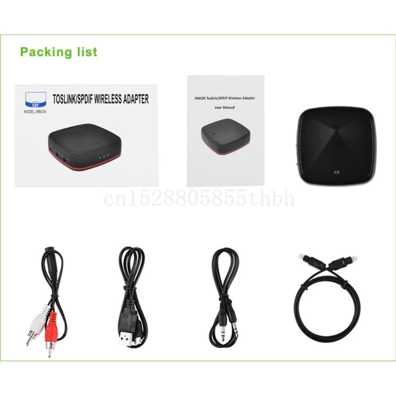 

CSR8675 2In1 Bluetooth 5.0 Transmitter Receiver Aptx Low Latency Wireless Music Audio Adapter with Optical Drive for TV PC Car