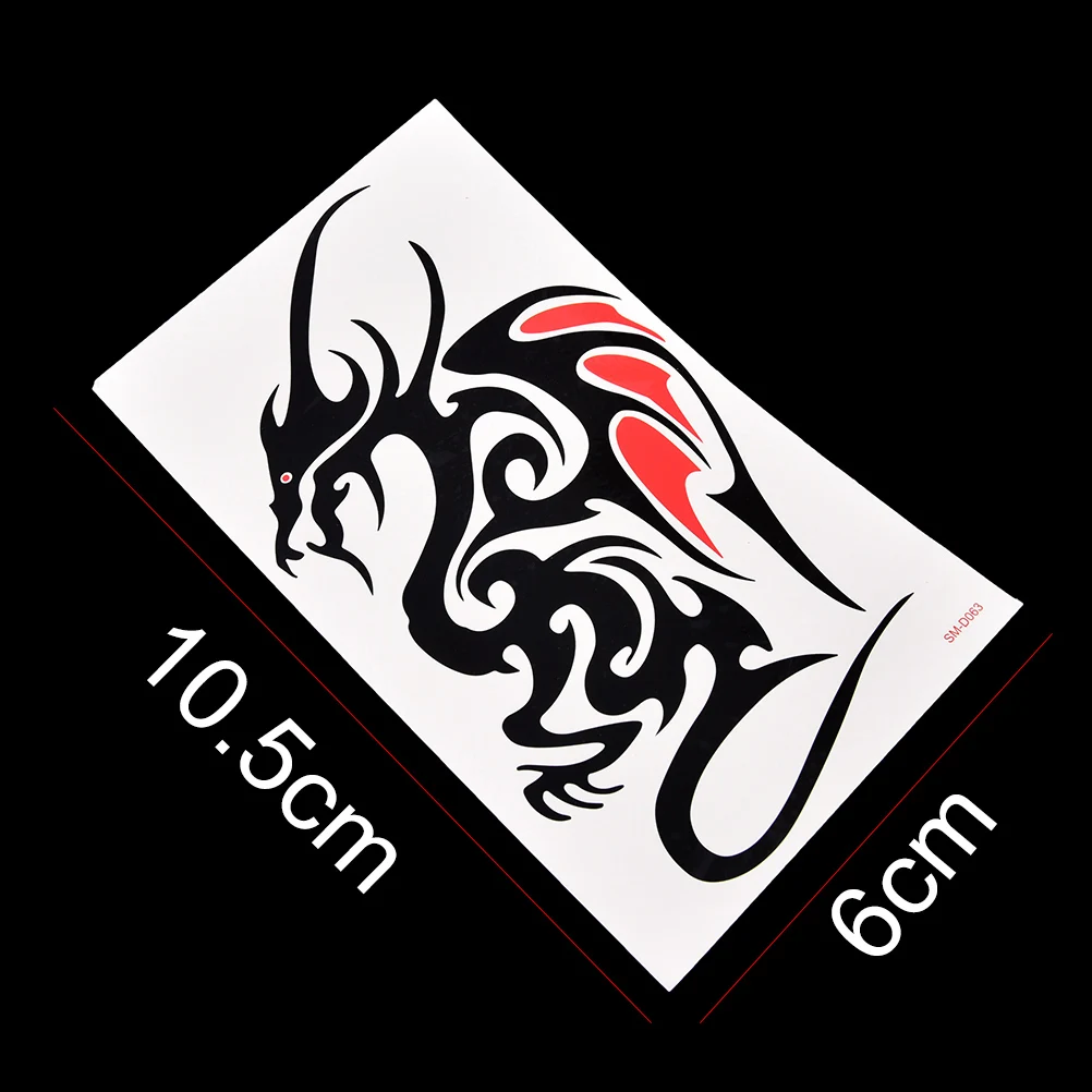 

Water Transfer Fake Tattoo Waterproof Temporary Tattoo Sticker Dragon Tattoo Flash Tattoo Totem For Women Man 10.5X6cm