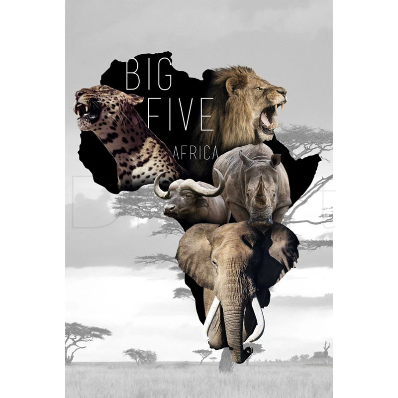 

KAMY YI Boutique Animal Prairie Landscape Diamond Painting Modern Home Decoration Art Painting Nordic Picture Life