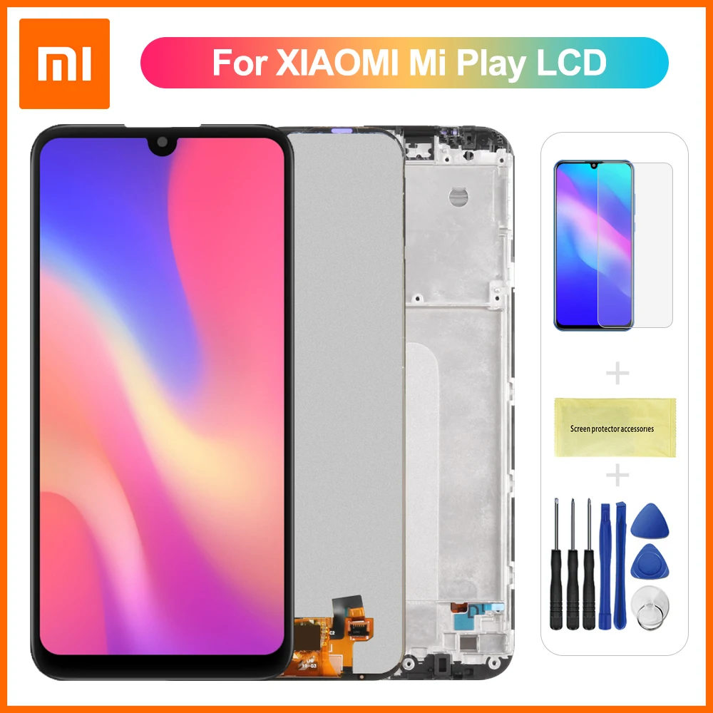

Оригинальный ЖК-дисплей 5,84 ''для Xiaomi Play MI Play, экран + сенсорный экран, дигитайзер в сборе для MiPlay, дисплей с заменой рамки