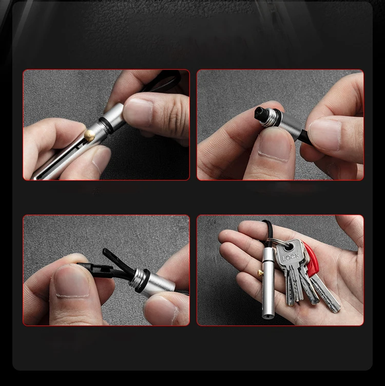 Портативный мини-Нож EDC креативный нож для улицы кольцо ключей в форме