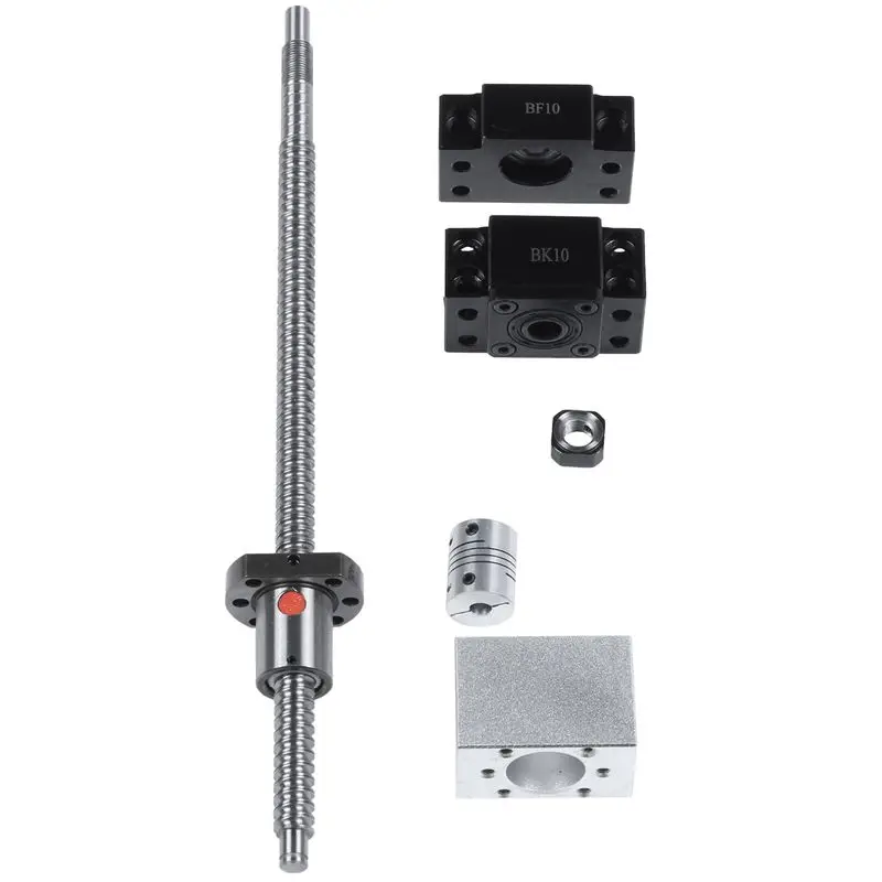 

Sfu1204 Set:Sfu1204 Rolled Ball Screw C7 With End Machined+1204 Ball Nut+Nut Housing+Bk/Bf10 End Support+Coupler Rm1204