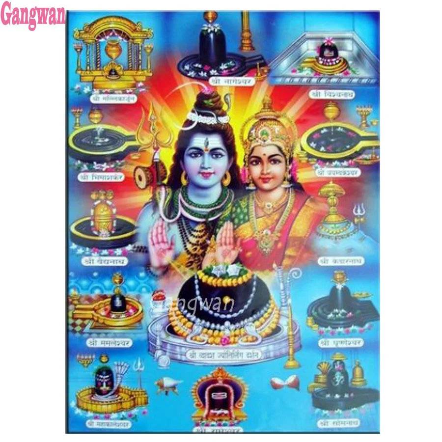 Алмазная мозаика полностью квадратные стразы Ганеша алмазная живопись вышивка