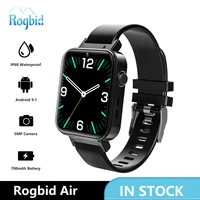 rogbid air 4g lte smart watch phone gps 4gb 128gb camera 5mp face id wifi smartwatch men android 9 1 ip68 waterproof for xiaomi