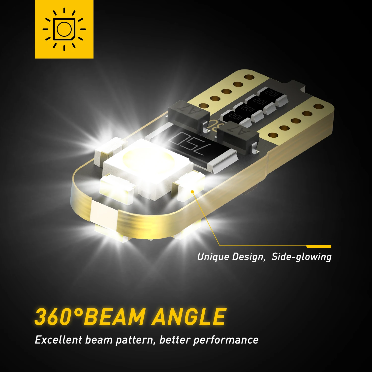 W5W T10 светодиодный Стоянкы Автомобилей Автомобиля Боковой габаритный фонарь