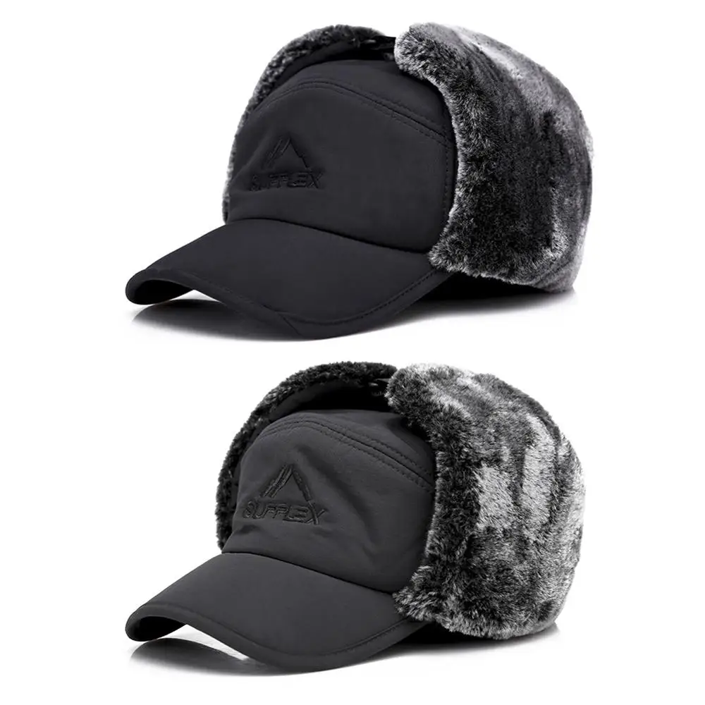 

Winter Unisex Thermal Hats Men Women Full Face Shield Bomber Hat Ear Face Protection Camping Equipment