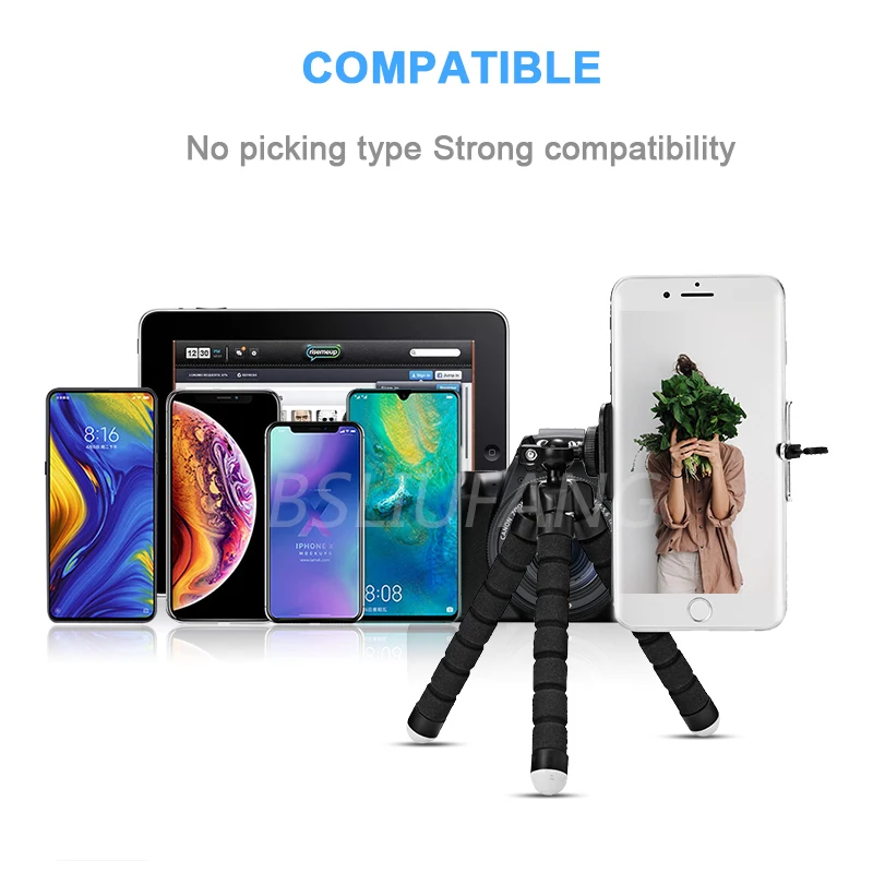 Мобильный телефон держатель Гибкий Осьминог штатив кронштейн стойка для селфи