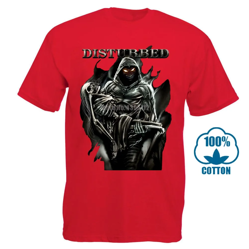 Красный Distursed Lost Souls рубашка s m l Xl Xxl Официальная футболка металлическая рок-группа футболка - Цвет: Красный