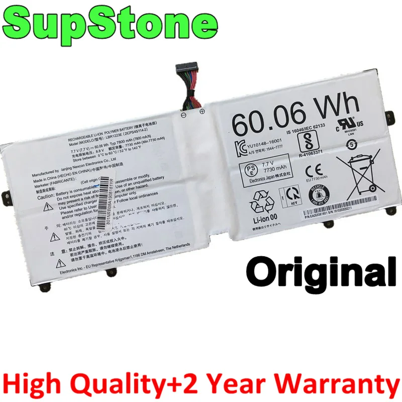 SupStone оригинальный LBR1223E Аккумулятор для ноутбука LG Gram 13Z970. G. AA53C 13Z975 14Z970 14Z980 15Z970