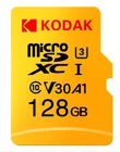 Флеш-карта KODAK Micro SD 128 ГБ 256 ГБ 512 ГБ 32 ГБ 64 Гб U1 TF карта 4K Class 10 Tarjeta Micro SD карта U3 UHS-I 16 Гб microsd