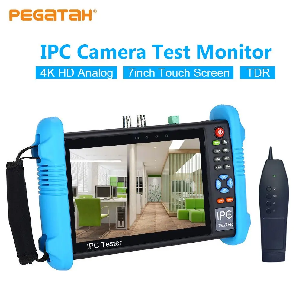 7-дюймовый тестер IPC H.265 видеонаблюдения для видеокамеры Тестер монитор 4K