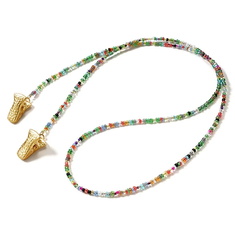 

Colorful Acrylic Beads Chain Sunglasses Chains Women Reading Glasses Cord Holder Neck Strap Rope For Eyewear Accessories