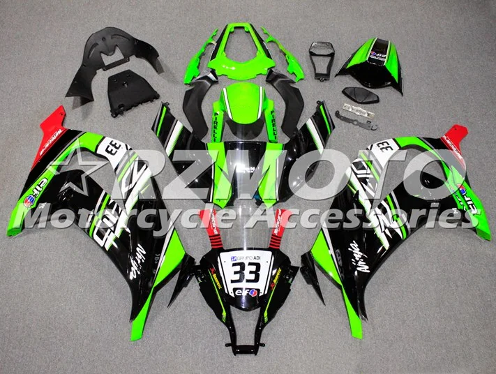 

Новый ABS полный обтекатель комплект подходит для Kawasaki Ninja ZX-10R 2011 2012 2013 2014 2015 zx10r 11 12 13 14 15 Боди Набор 33