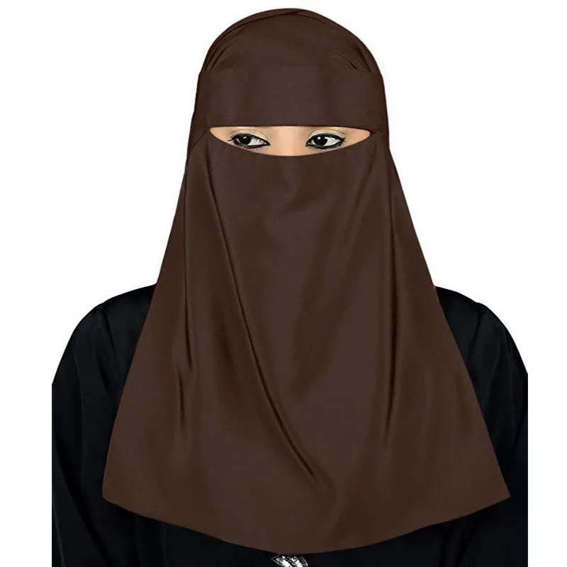 Муслиновый ребристый хиджаб из джерси в масках вуаль шапочки под для женщин