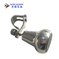 stainless steel steering wheel suicide spinner handle power knob heavy duty boat car truck with nylon