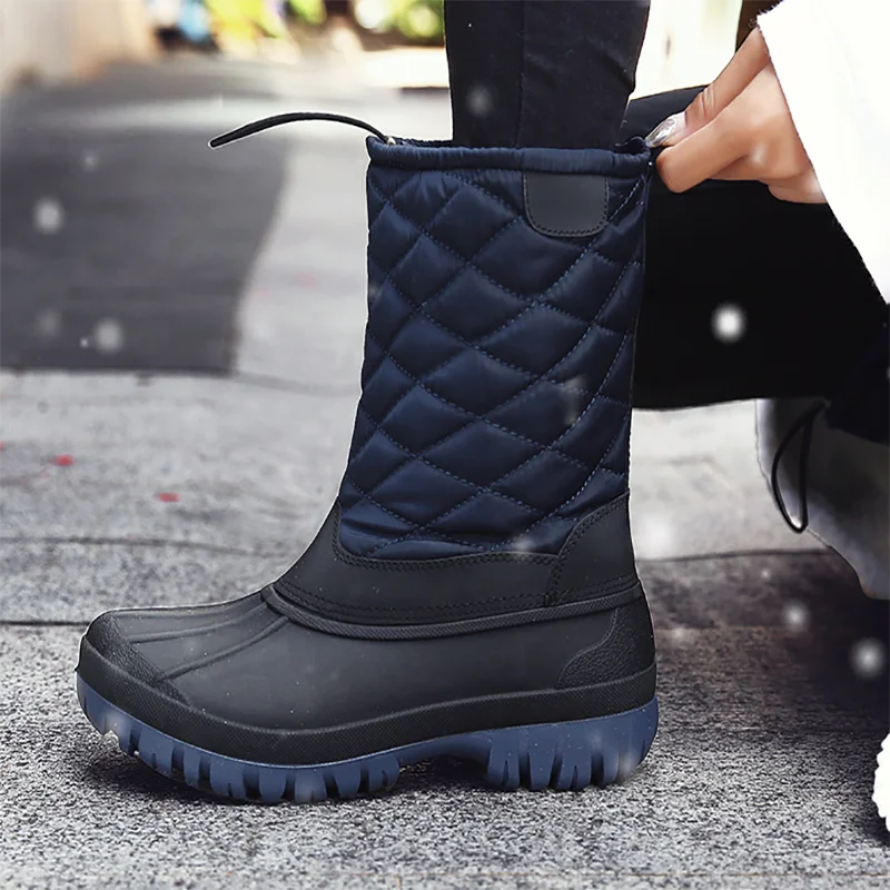 

2020 Winter Autumn New Style Round Snow Botas Fur Keep Warm Wholesale Price Big Size Mesh Flat Casual Classic Female Women Boots