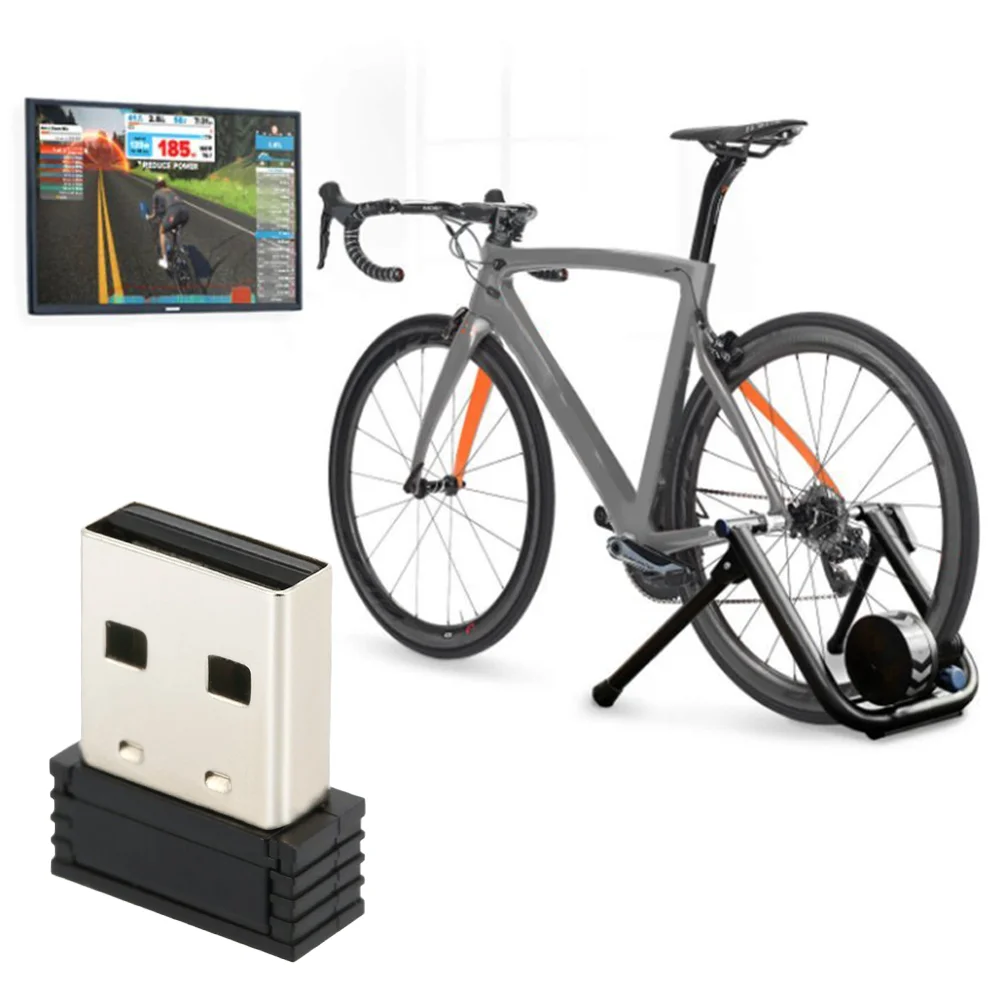 

USB ANT+ Receiver Bicycle ANT+ Blue-tooth Dual-Mode Speed Cadence Sensor Cycling Platform For Spinning Training Wireless Cadence