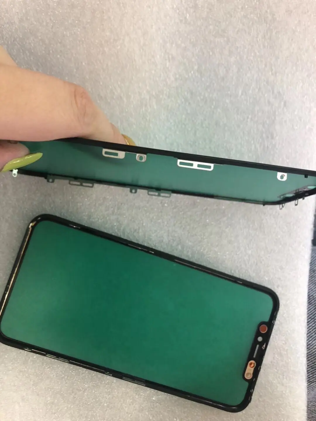 MAIJIEKE 2 in 1 Screen Front Glass With Middle Frame Replacement for iPhone 11 LCD Outer with Bezel Repair Parts | Мобильные