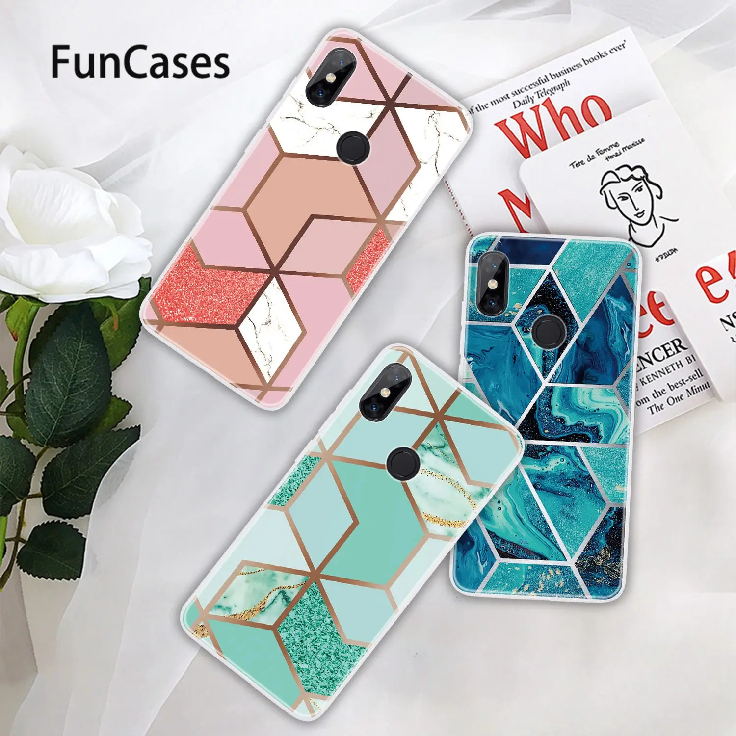 Мобильный чехол для ajax Redmi Note 6 силиконовый с бриллиантами Xiaomi cellular Pro мягкий