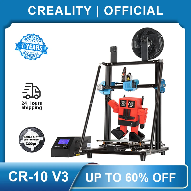 CR 10 V3 3D принтеры бесшумный материнская плата принтера возобновить печать Taitan с