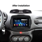 Автомобильное мультимедийное радио IPS Android для Jeep Renegade 2016, 2017, 2018, 2019, 2020, навигация GPS, Wi-Fi, стерео, видеоплеер