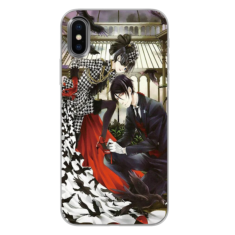 Черные силиконовые чехлы для телефонов Butler для iPhone 5 5S SE 6 6s 7 8 Plus X XS Max XR задняя крышка - Цвет: 4