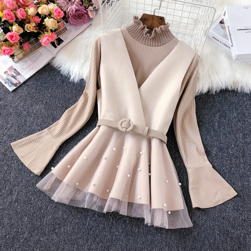 Gagarich для женщин комплект из двух предметов сплошной бисер пояс жилеты с