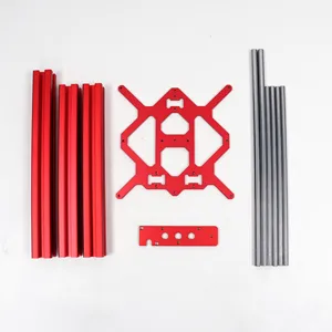 prusa mini 3d printer y carriage 3030 extrusion z bottom plate and smooth rods kit free global shipping