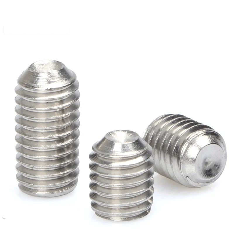 

M1.6 M2 M2.5 M3 M4 M5 M6 M8 M10 M12 M14 M16 Hex Socket Set Grub Cup Point Screw Metric Machine Bolt 304 Stainless Steel