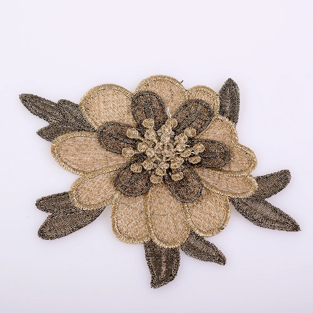 Cusack 2 шт. вышитая кружевная Аппликация отделка для костюмов домашний текстиль