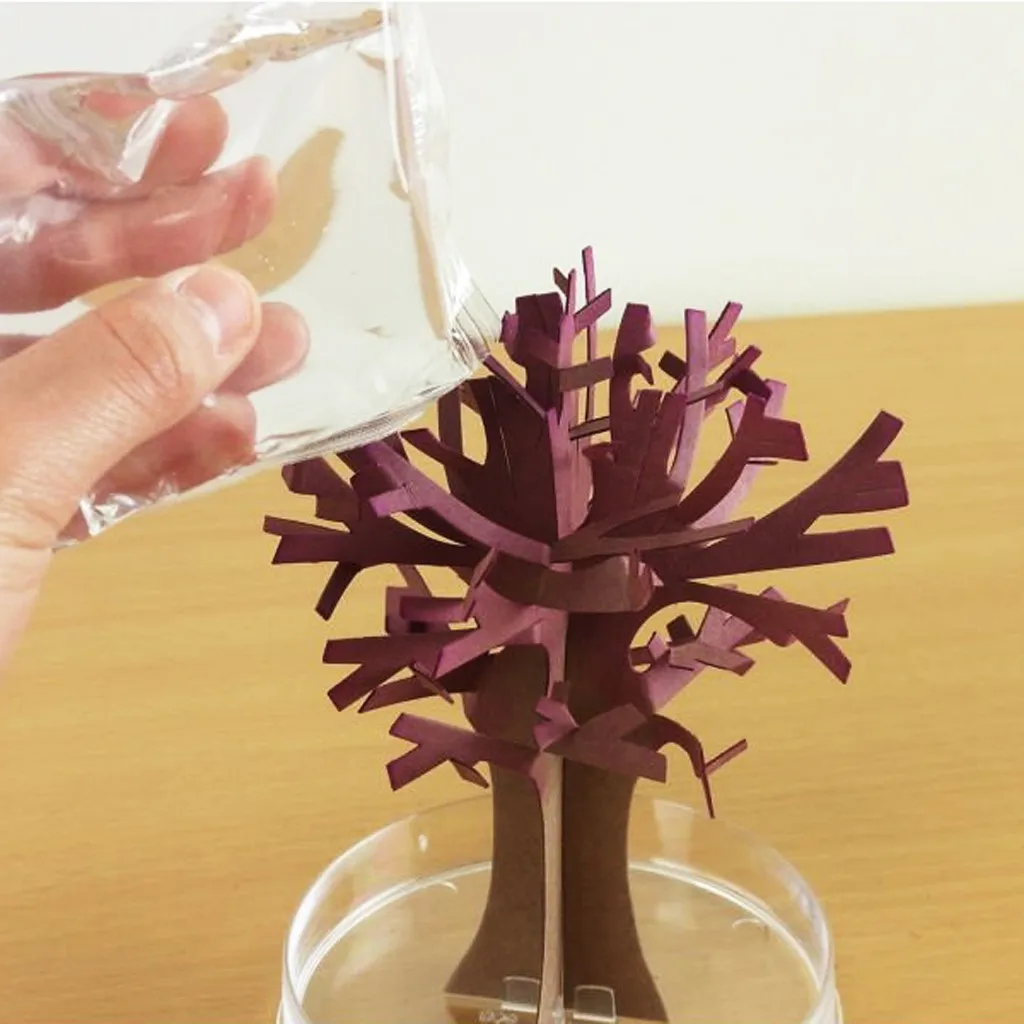Волшебная Сакура бумажное дерево цветок подарок волшебное растущее игрушка