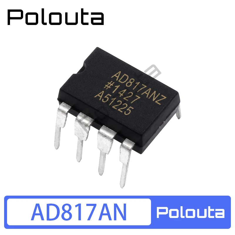 

5 Pcs AD817AN AD817ANZ DIP8 High Speed Low Power Amplifier IC Chip Acoustic Components Arduino Nano Integrated Circuit Polouta