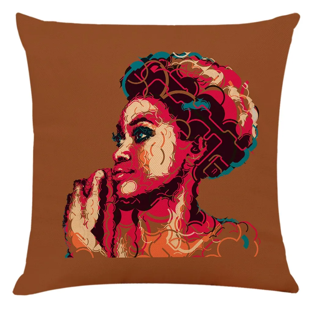 Наволочка для домашнего декора 18 дюймов наволочки в африканском стиле диванных