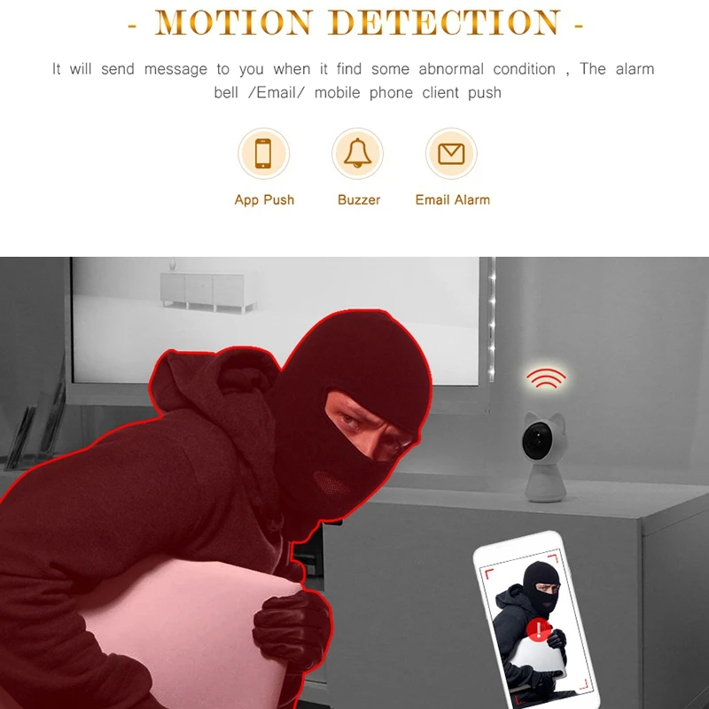 Красивый и милый вид беспроводной умный дом безопасности 1080P 2Mp мини Кошка